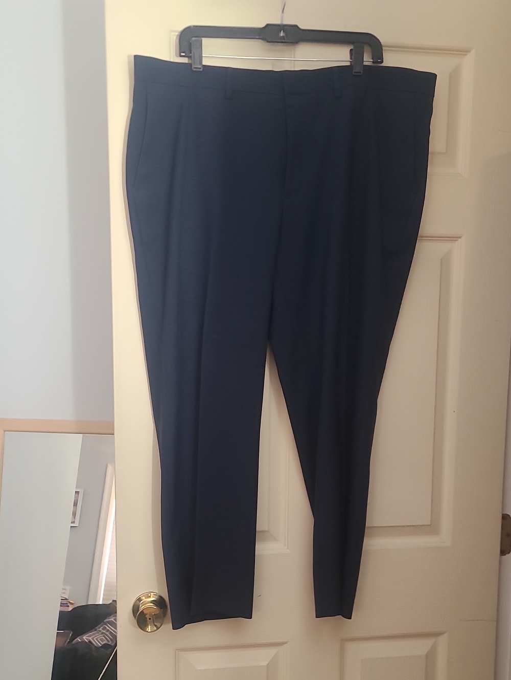 Haggar Men's Dark Navy Dress Pants